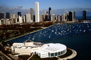 Shedd Aquarium with Skyline