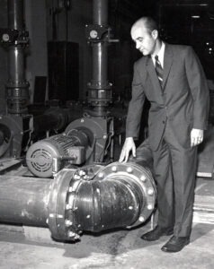 Bill Braker with Pump