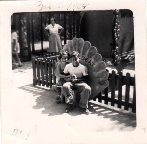 Fran & Mark Rosenthal in Children’s Zoo, 1954