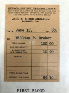 Bill Braker Payroll Stub